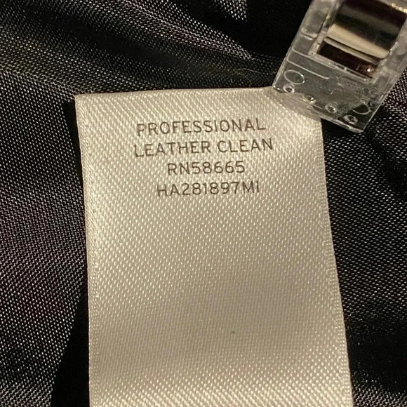 Halogen Black Leather Skirt, size 10 - Picture 4 of 8